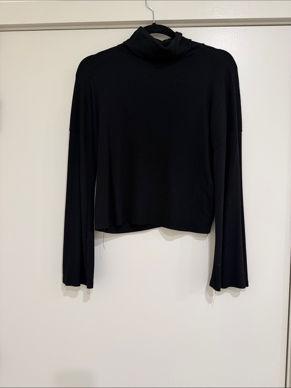 Lulus Black Long-Sleeve Turtleneck